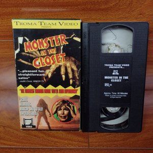 Troma Team Video Monster in the Closet VHS Tape Movie (Tested)